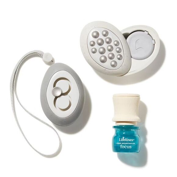 Lifelines Scent-Infused Grounding 2 Stones Meditative Oil,Crisp Mountain Air 3ML - Picture 2 of 5